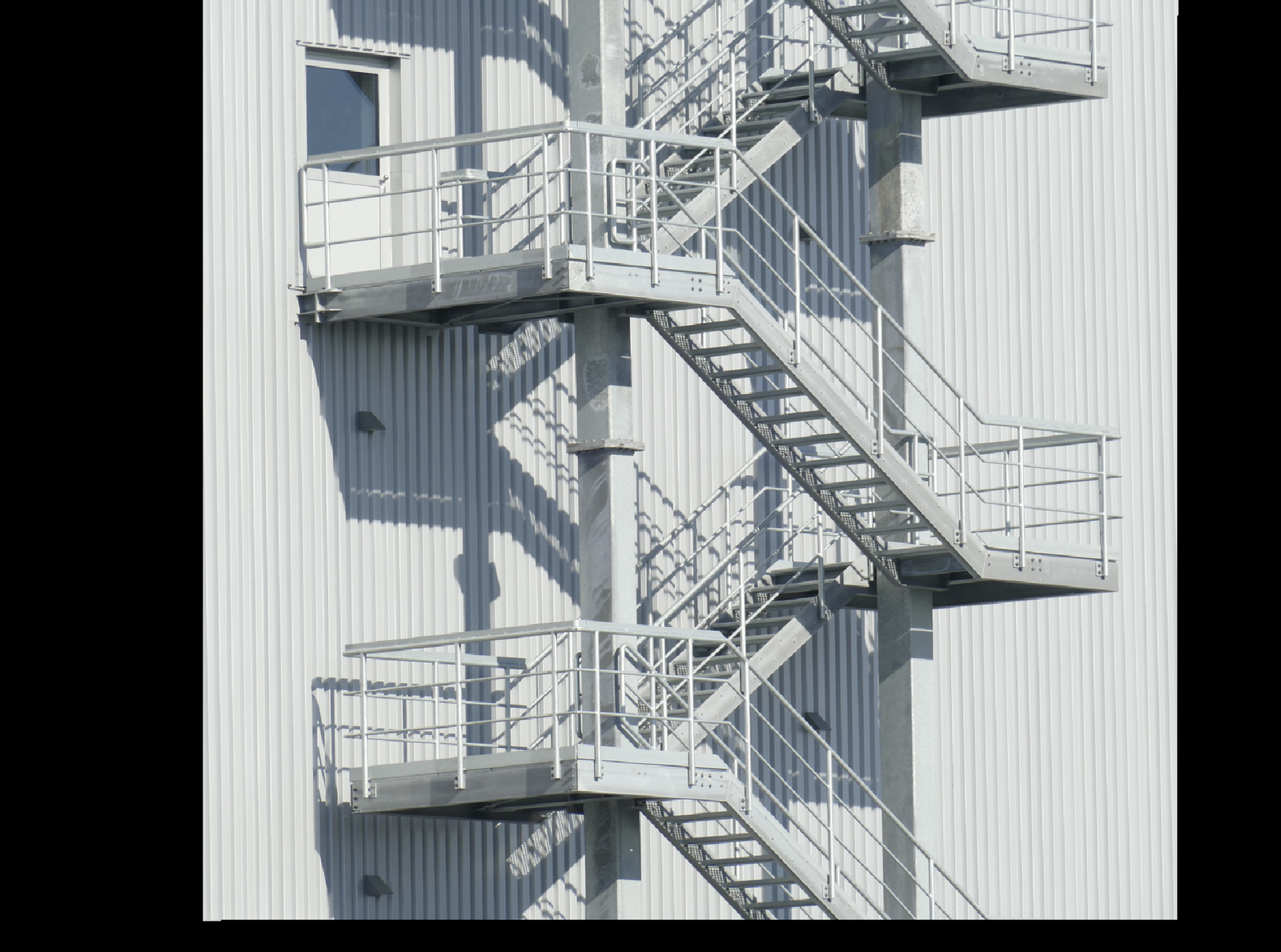 Industrial Mezzanine & Safety Staircase